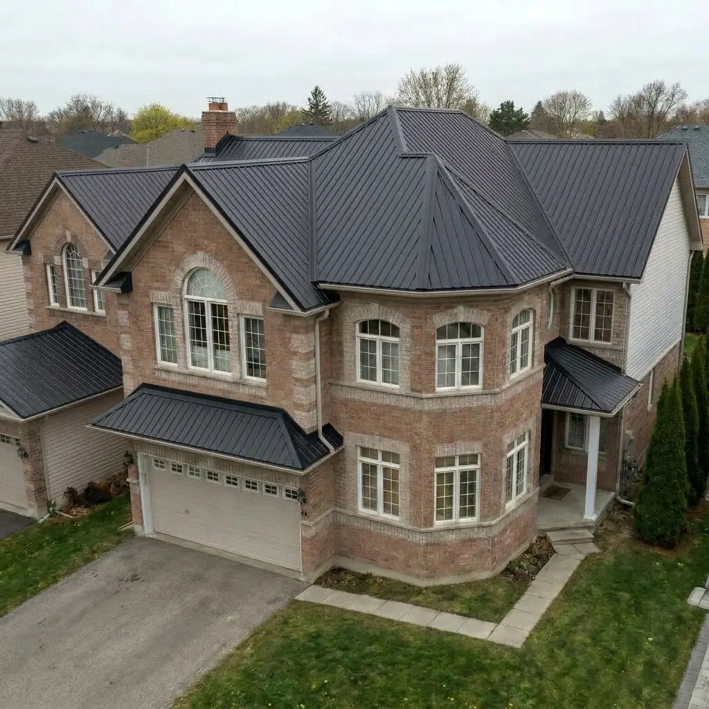 Black Metal Roof