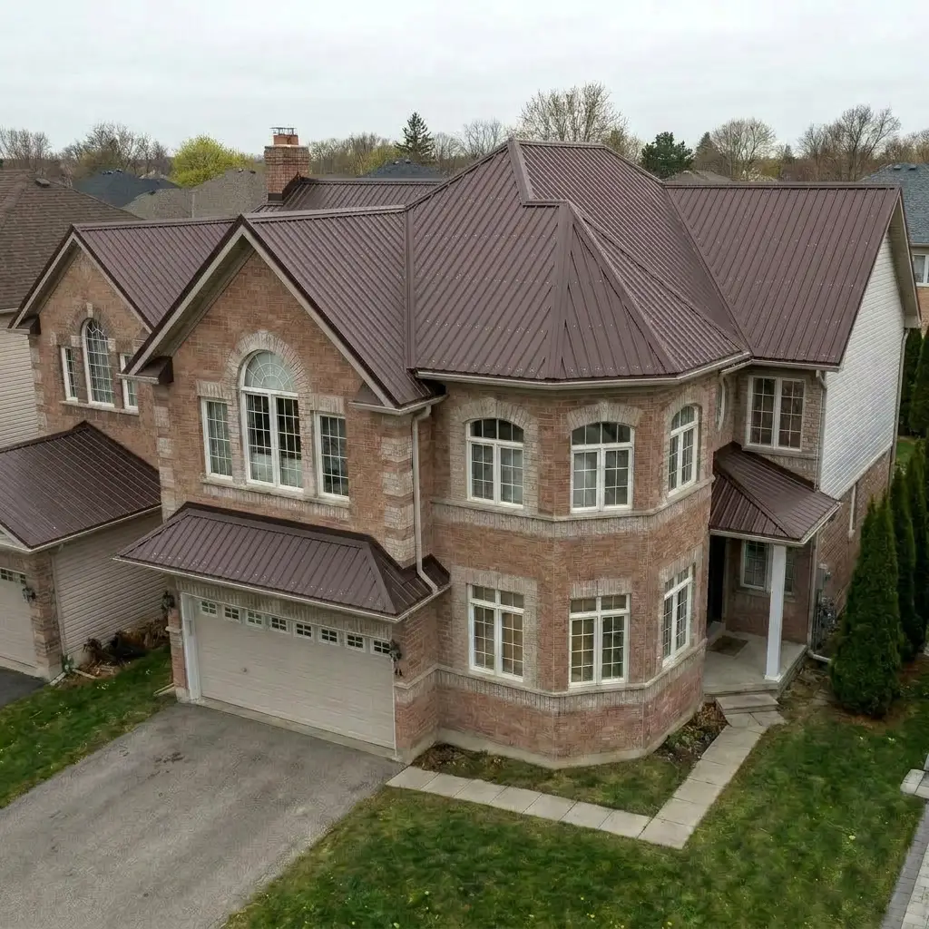 Brown Mocha Metal Roof