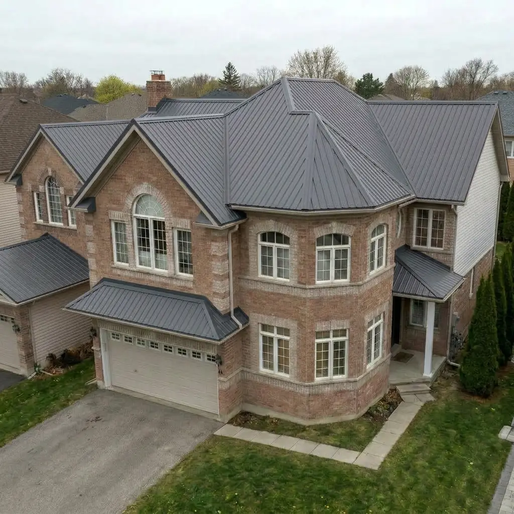 Slate Grey Metal Roof