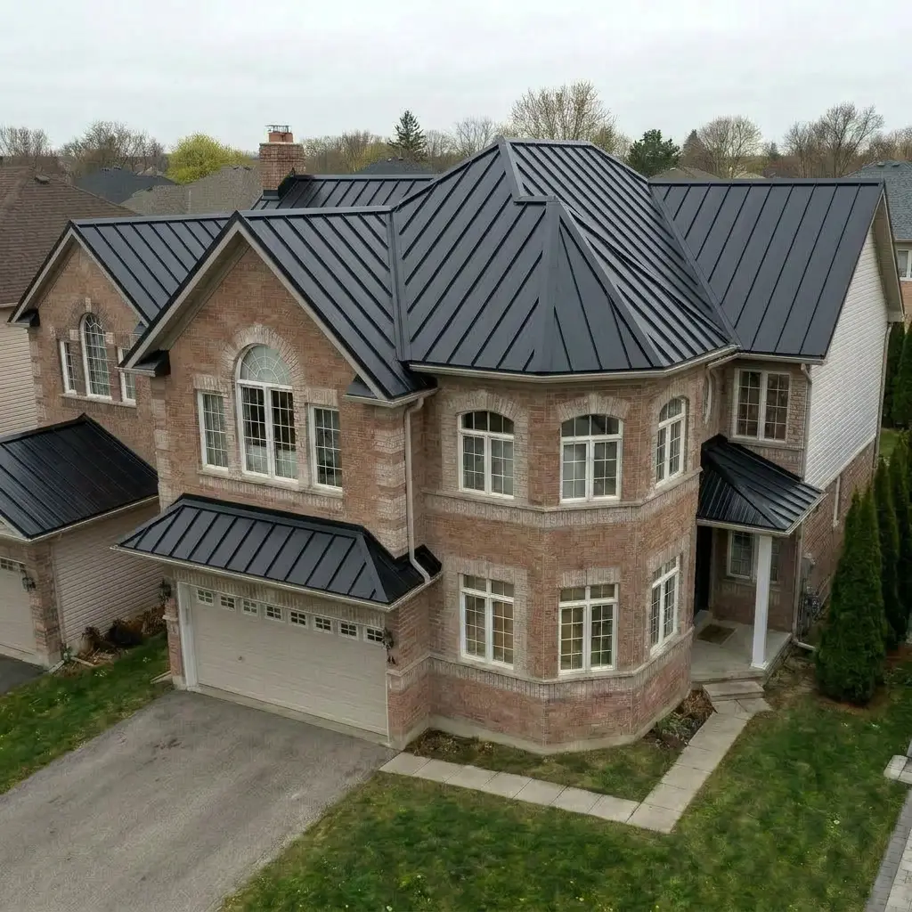 Black Metal Roof