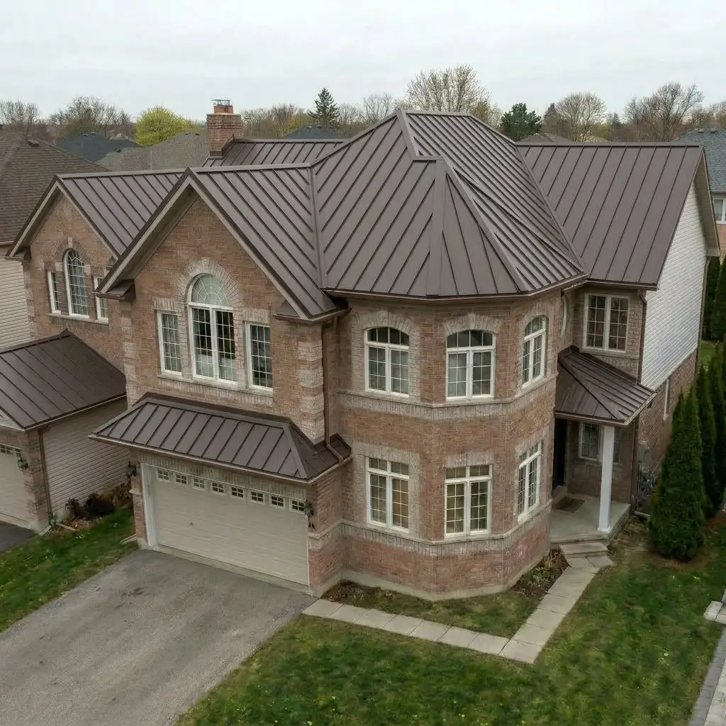Mocha Brown Metal Roof