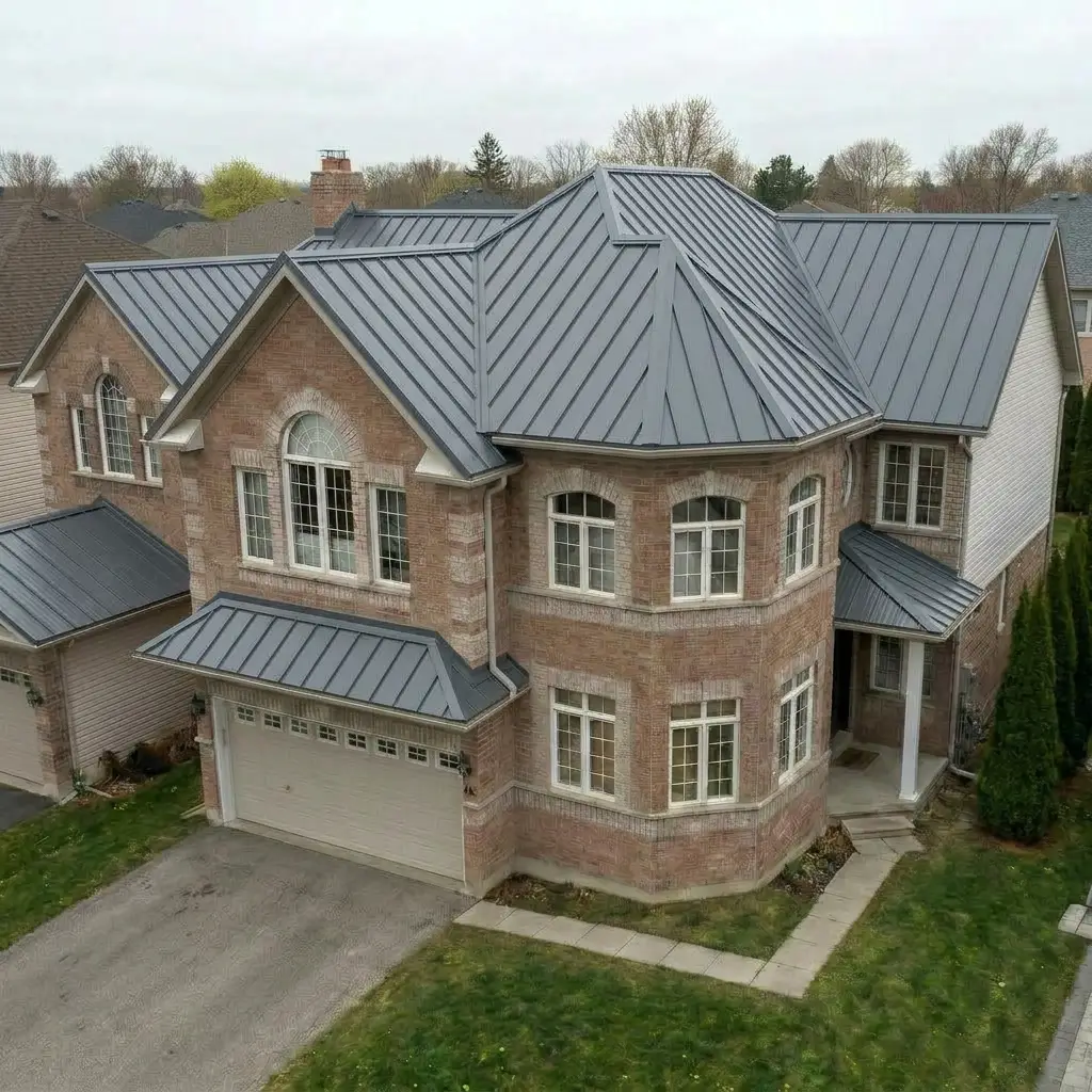 Slate Grey Metal Roof