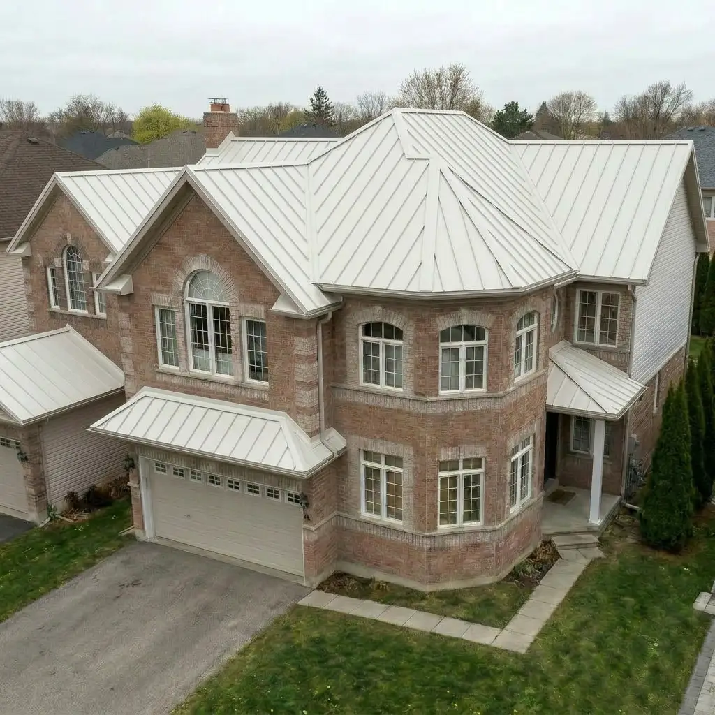 White Metal Roof