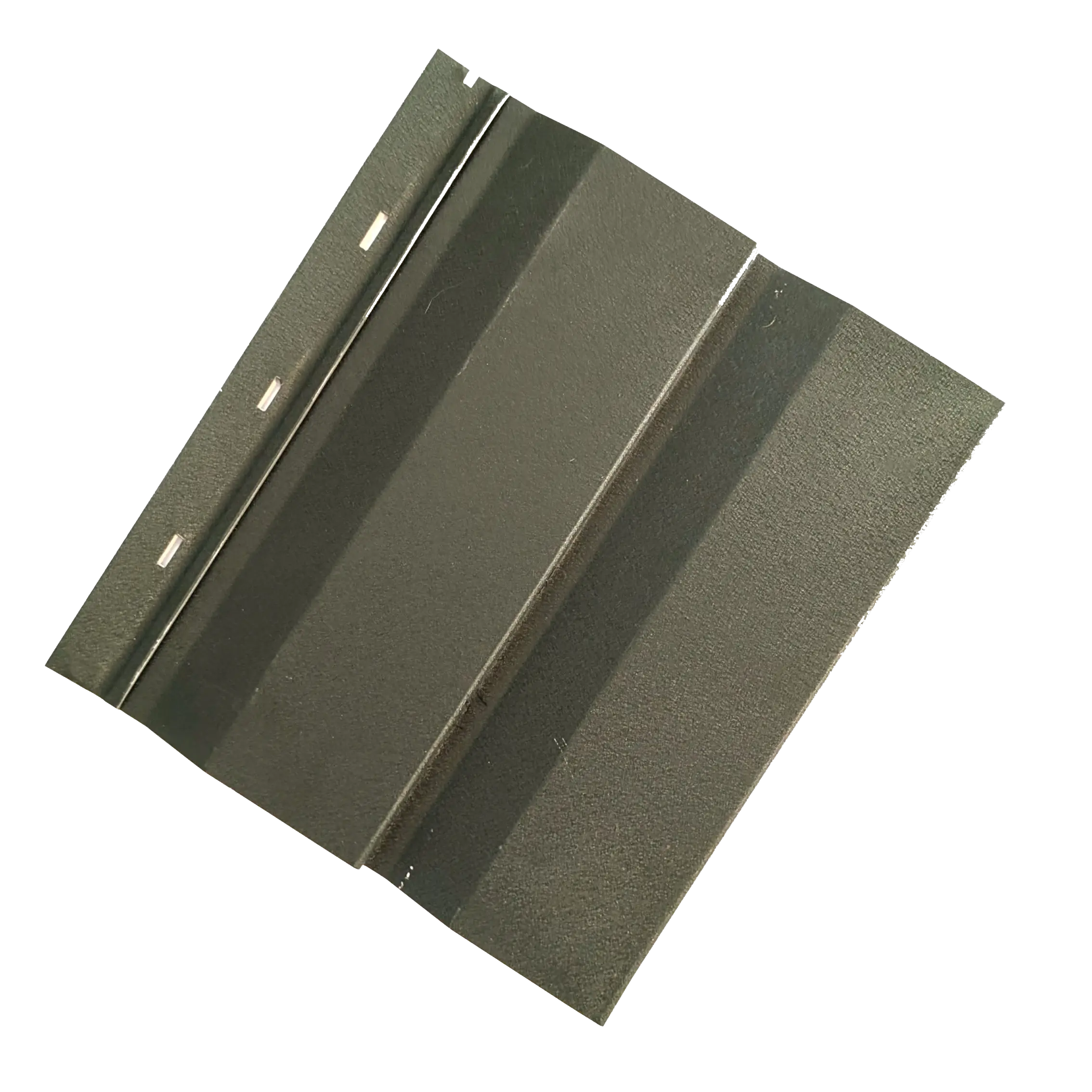 Forest Green Metal Siding Profile