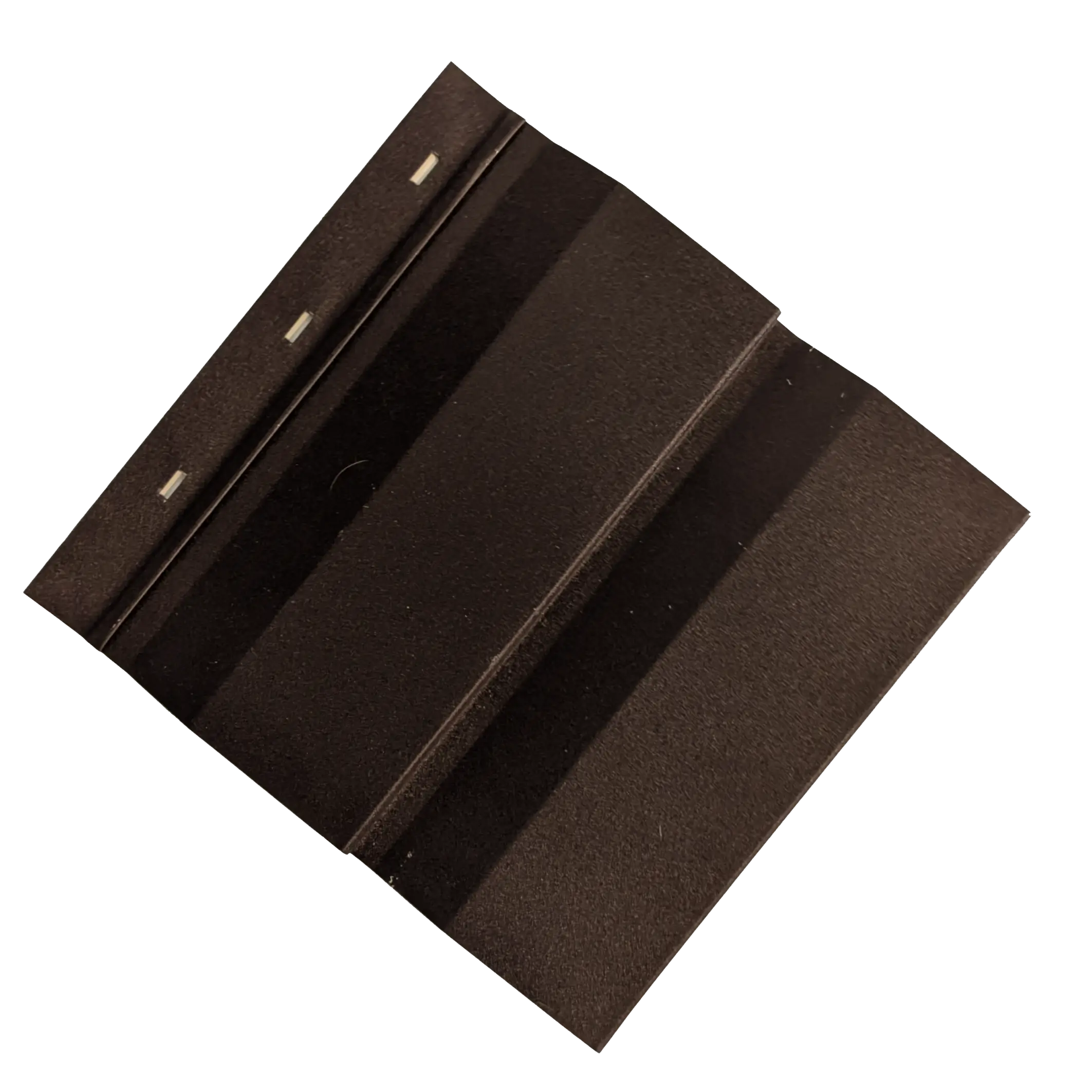 Mocha Brown Metal Siding Profile
