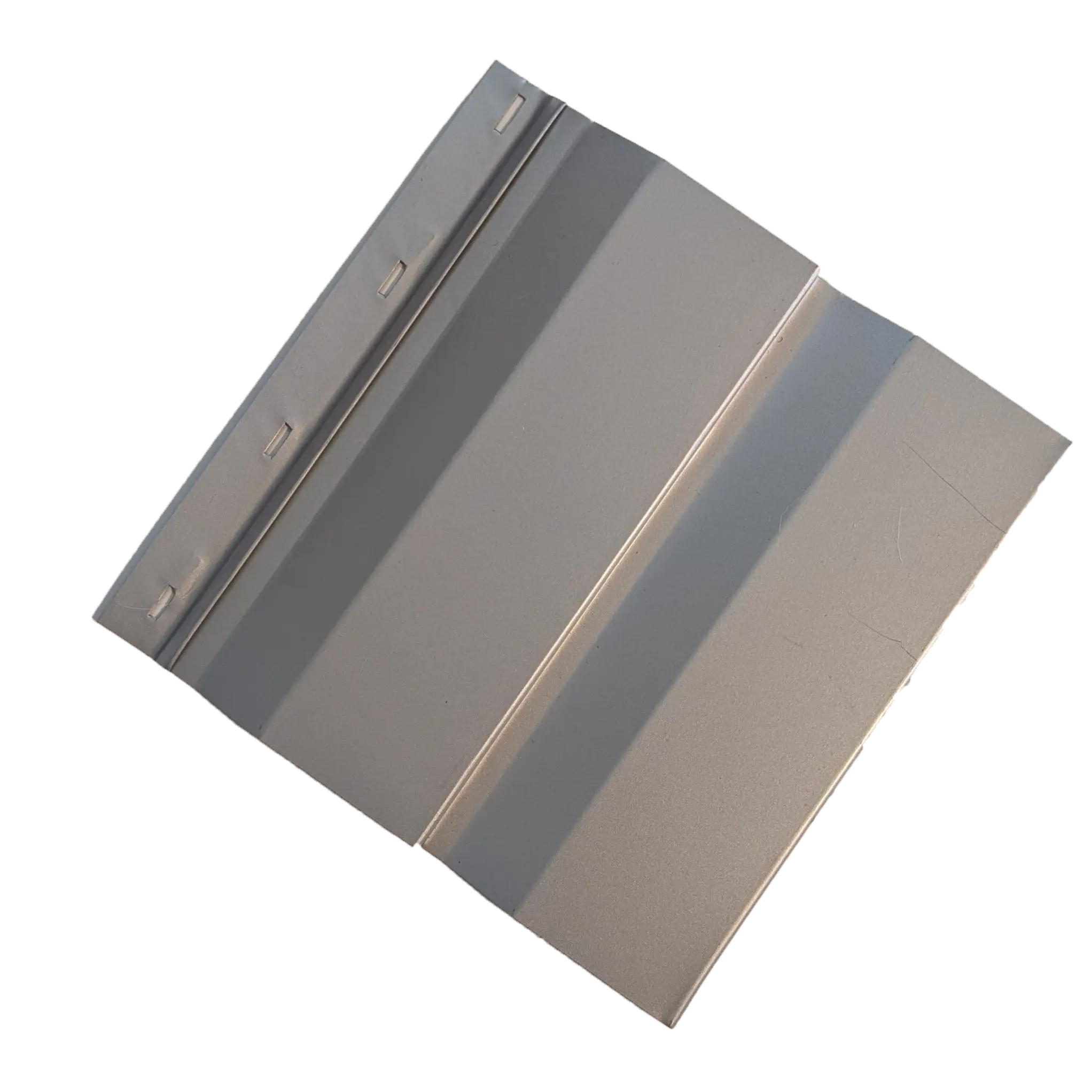 Plain Silver Metal Siding Profile