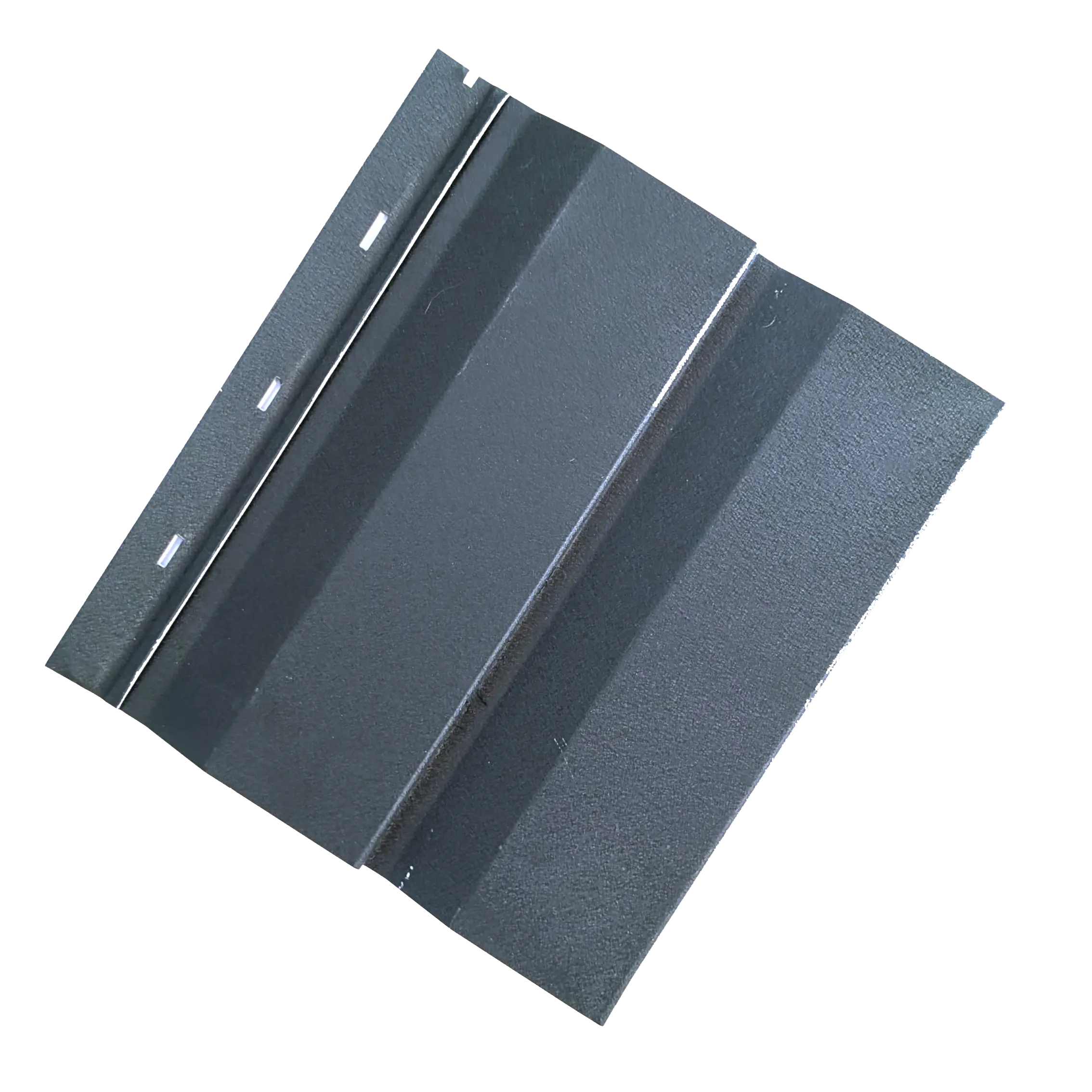 Slate Gray Metal Siding Profile