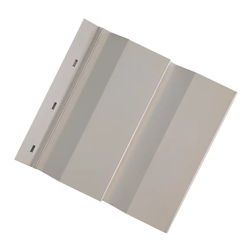 Bone White Metal Siding Profile