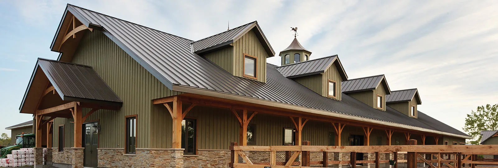 Econo Rib exposed-fastener steel roofing project image 3