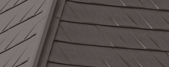 English Slate Ideal Wakefield Bridge metal shingle colour sample